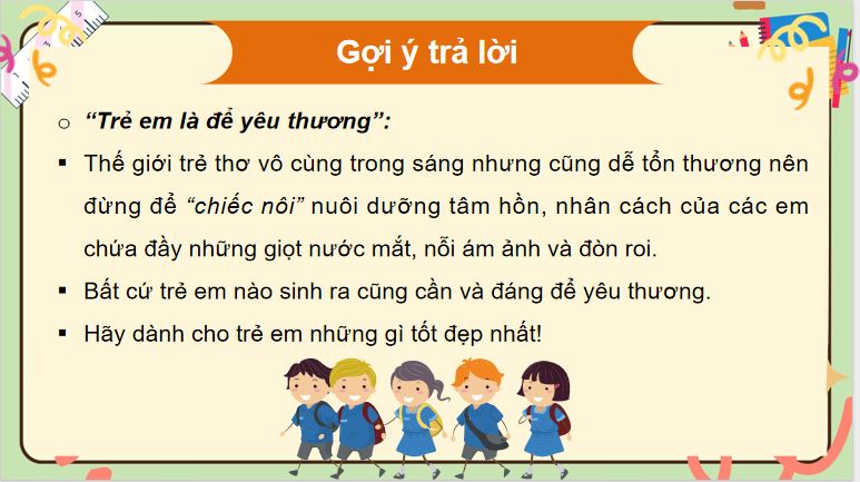 Bài 11: Quyền trẻ em