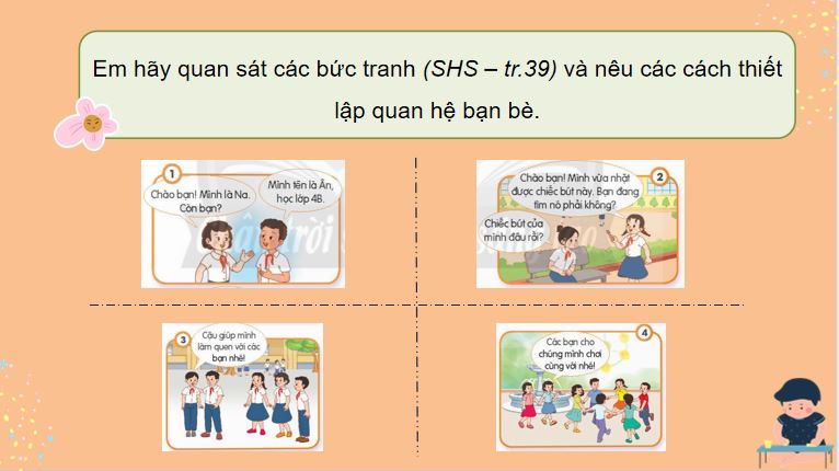 Bài 8 Em thiết lập quan hệ bạn bè