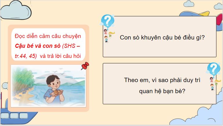 Bài 9: Em duy trì quan hệ bạn bè