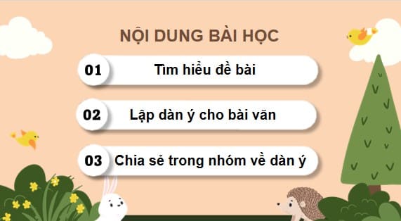 Powerpoint Tiếng Việt 4 Chân trời sáng tạo CĐ 6 Bài 1: Luyện tập lập dàn ý cho bài văn miêu tả cây cối