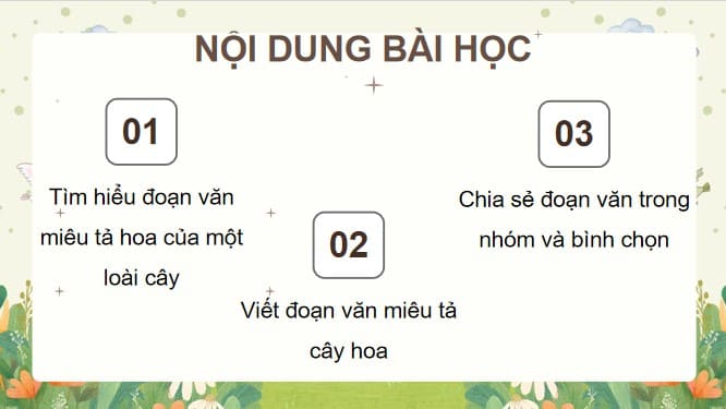 PowerPoint Tiếng Việt 4 Bài 3: Luyện tập viết đoạn văn cho bài văn miêu tả cây cối