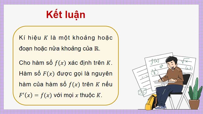 PowerPoint Toán 12 Bài 1: Nguyên hàm