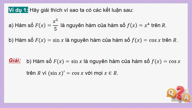 PowerPoint Toán 12 Bài 1: Nguyên hàm