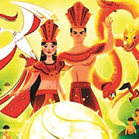 PowerPoint Tiếng Việt 5: Sự tích con Rồng cháu Tiên