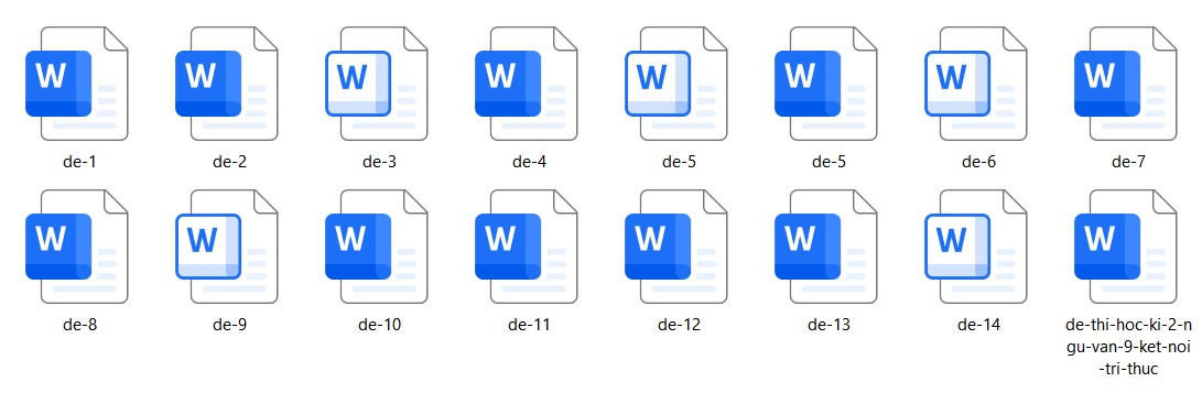 Nội dung bộ đề thi HK 2 Ngữ văn 9 KNTT