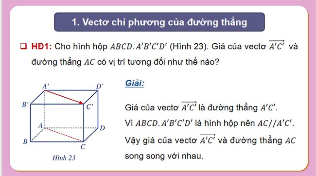 Toán 12 Bài 2: Phương trình đường thẳng