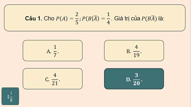 Giáo án Toán 12 Bài tập cuối chương 6 