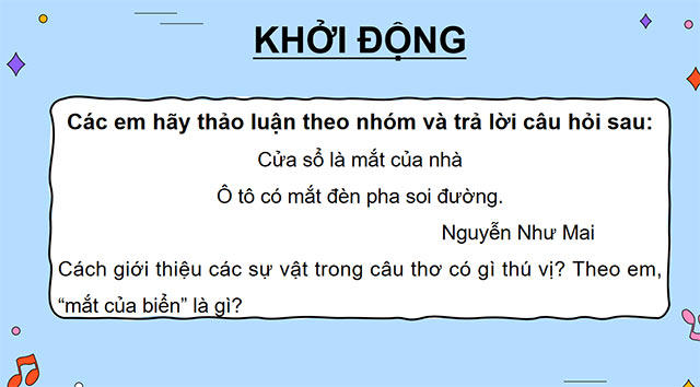 PowerPoint Đọc: Những con mắt của biển