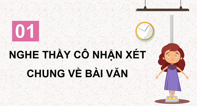 PowerPoint Trả bài văn tả người (Bài viết số 1)