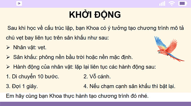 PowerPoint Thực hành sử dụng lệnh lặp