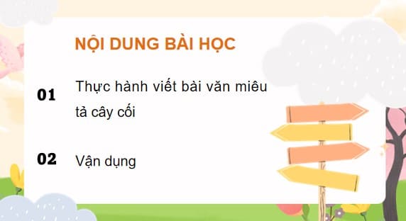 PowerPoint Tiếng Việt 4 Bài 4: Luyện tập viết bài văn miêu tả cây cối