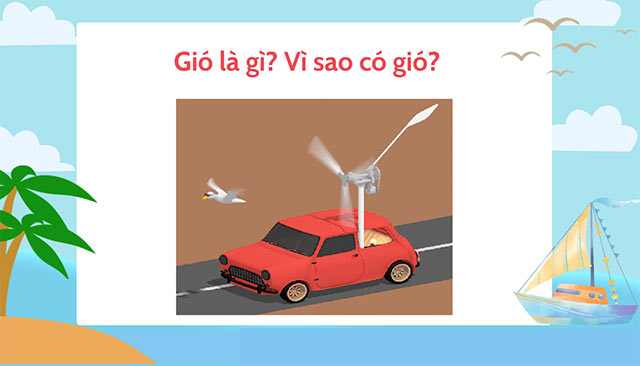 PowerPoint STEM Xe buồm