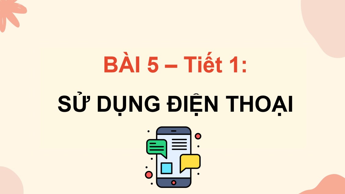 Giáo án Công nghệ lớp 5 bài giảng điện tử
