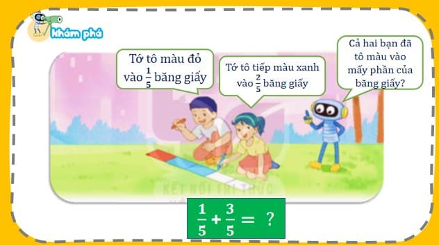 Powerpoint Toán 4 Bài 60: Phép cộng phân số