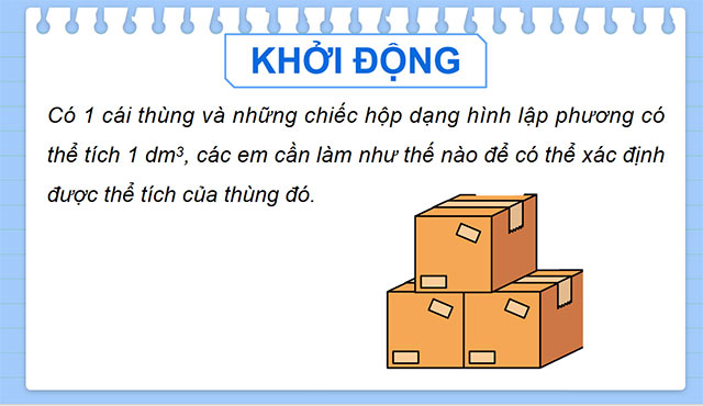 PowerPoint Thể tích của hình hộp chữ nhật