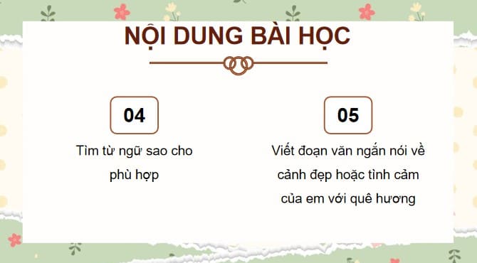 PowerPoint Tiếng Việt 4 Bài 8: Mở rộng vốn từ Quê hương