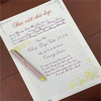 Danh mục bài thơ, bài hát tham gia sân chơi viết chữ đẹp năm 2025