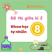  Đề thi giữa kì 2 Khoa học tự nhiên 8 Kết nối tri thức theo CV 7991