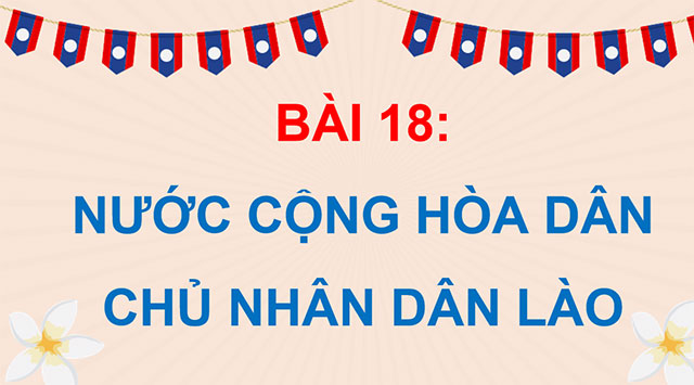 PowerPoint Nước Cộng hoà Dân chủ Nhân dân Lào