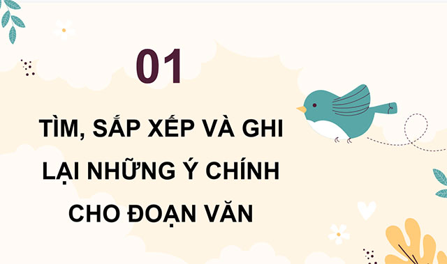 PowerPoint Tìm ý cho đoạn văn thể hiện tình cảm, cảm xúc trước một sự việc