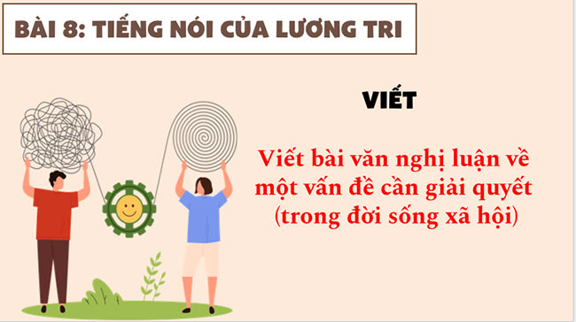Viết bài văn nghị luận về một vấn đề cần giải quyết