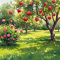 Hoa trái quanh tôi đọc hiểu