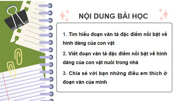 PowerPoint Tiếng Việt 4 Bài 4: Viết đoạn văn cho bài văn miêu tả con vật