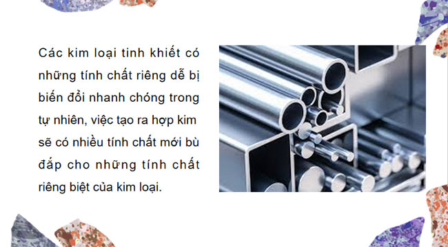KHTN 9 Bài 18: Giới thiệu về hợp kim