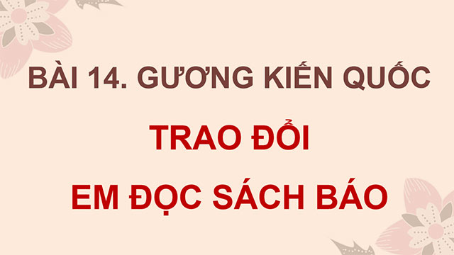 PowerPoint Trao đổi Em đọc sách báo
