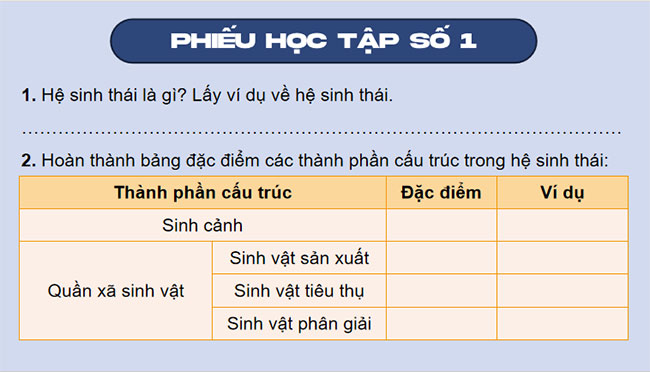  PowerPoint Sinh học 12 Bài 28: Hệ sinh thái
