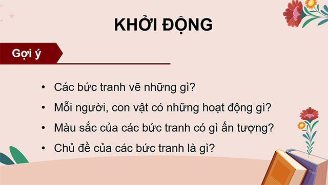 PowerPoint Đọc: Tranh làng Hồ