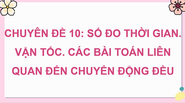 PowerPoint Các đơn vị đo thời gian