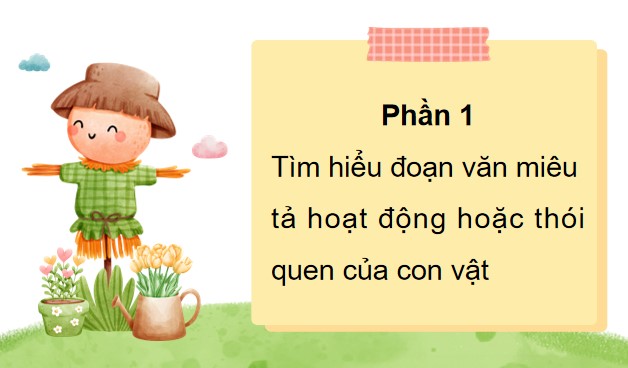 PowerPoint Tiếng Việt 4 Bài 5: Luyện tập viết đoạn văn cho bài văn miêu tả con vật