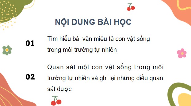 PowerPoint Tiếng Việt 4 Bài 8: Luyện tập quan sát, tìm ý cho bài văn miêu tả con vật