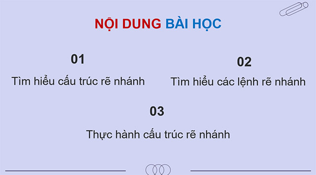 PowerPoint Cấu trúc rẽ nhánh