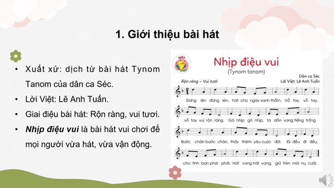 Bài giảng điện tử Âm nhạc lớp 3 Cánh Diều Kì 1