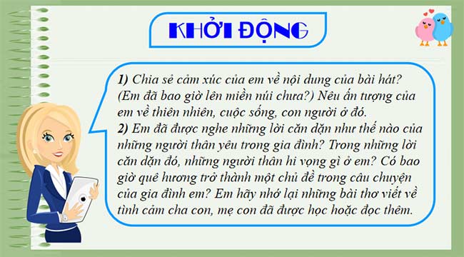 PowerPoint Ngữ văn 7 Nói với con