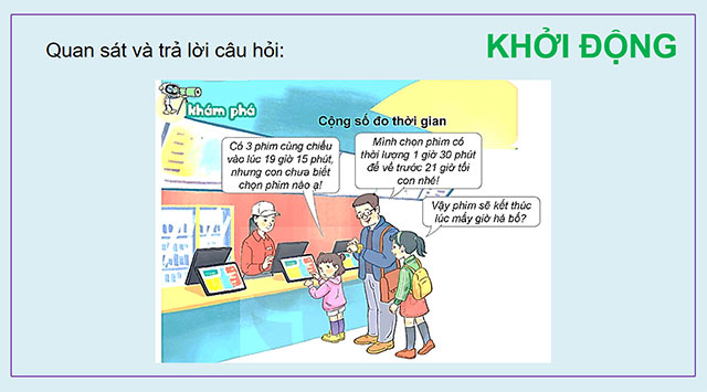 PowerPoint Cộng, trừ số đo thời gian