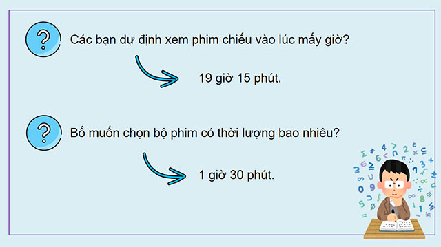 PowerPoint Cộng, trừ số đo thời gian