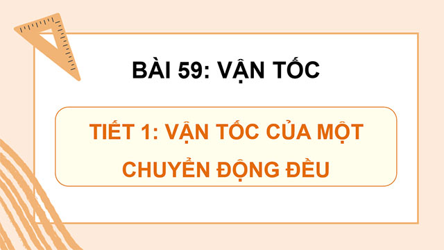 PowerPoint Vận tốc của một chuyển động đều