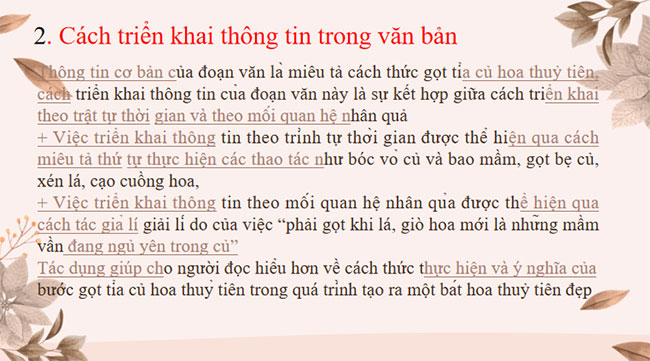 PowerPoint Ngữ văn 7 Cách gọt củ hoa thủy tiên