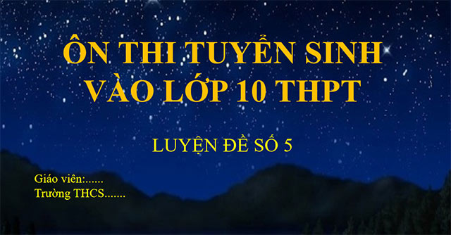 PowerPoint ôn thi vào 10 môn Ngữ văn