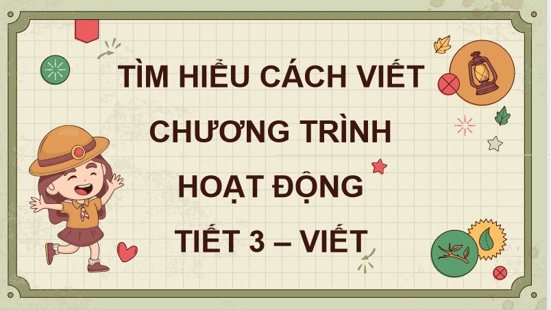 Bài 13: Tìm hiểu cách viết chương trình hoạt động