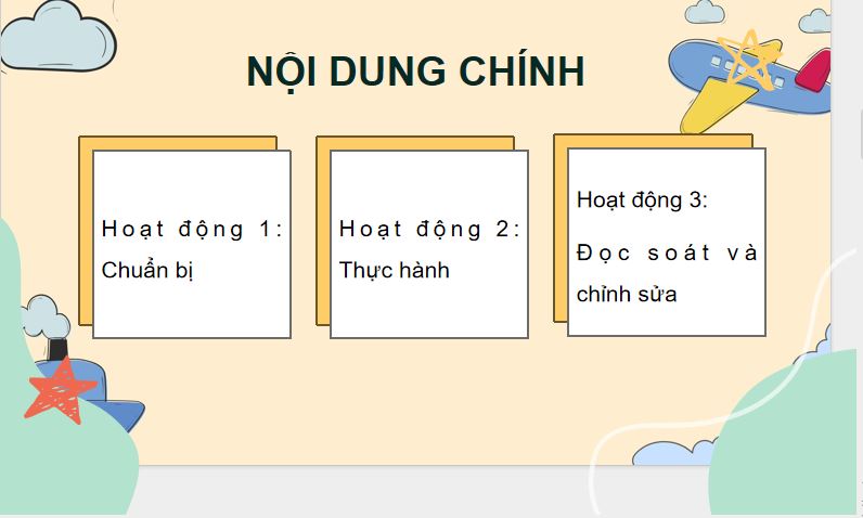 Bài 14: Viết chương trình hoạt động (Bài viết số 1)