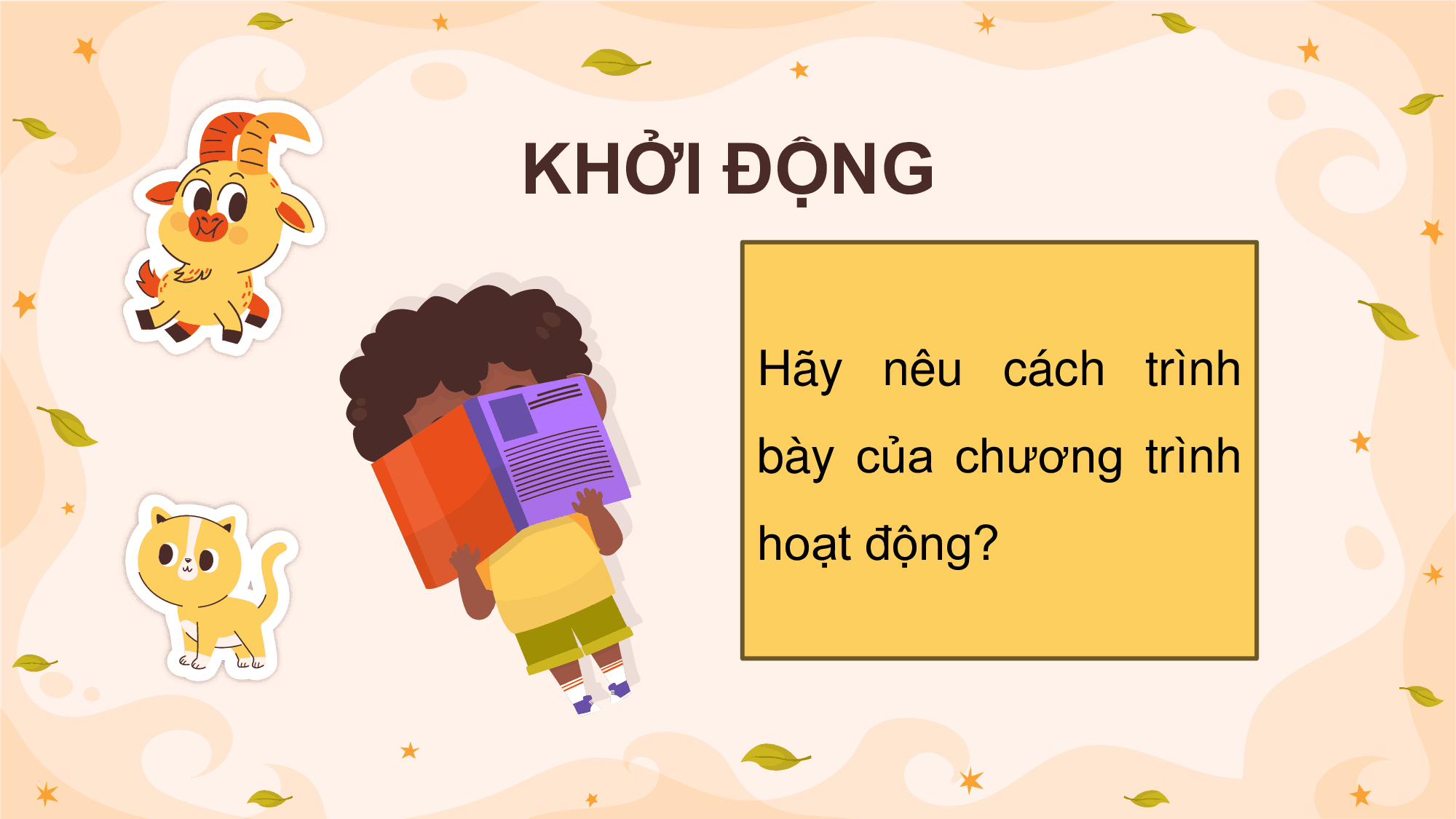 Bài 16: Viết chương trình hoạt động (Bài viết số 2)