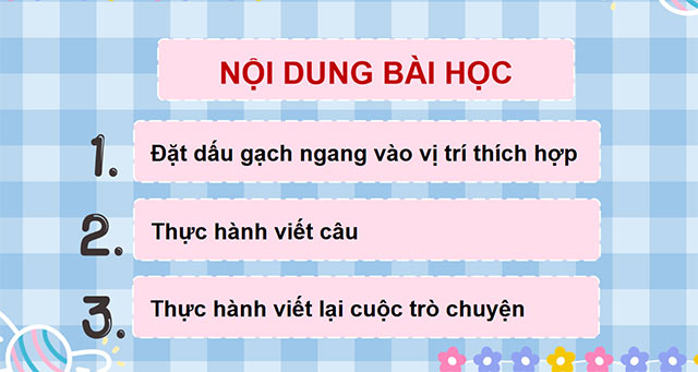 PowerPoint Luyện tập về dấu gạch ngang