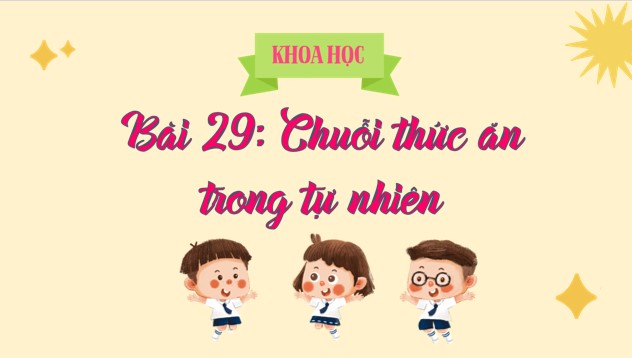 PowerPoint Bài 29: Chuỗi thức ăn trong tự nhiên
