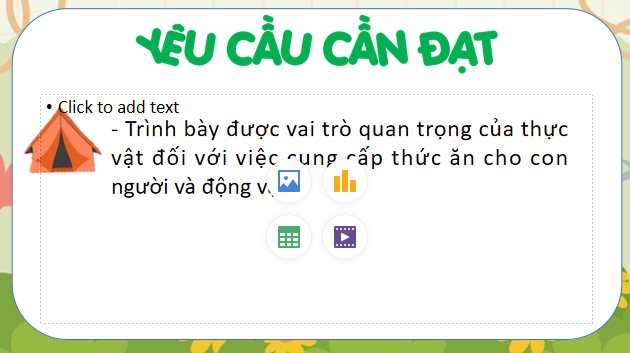 PowerPoint Bài 30: Vai trò của thực vật trong chuỗi thức ăn