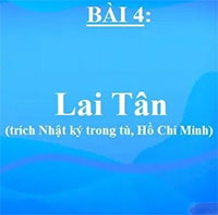 PowerPoint Ngữ Văn 8 Bài 4: Lai tân