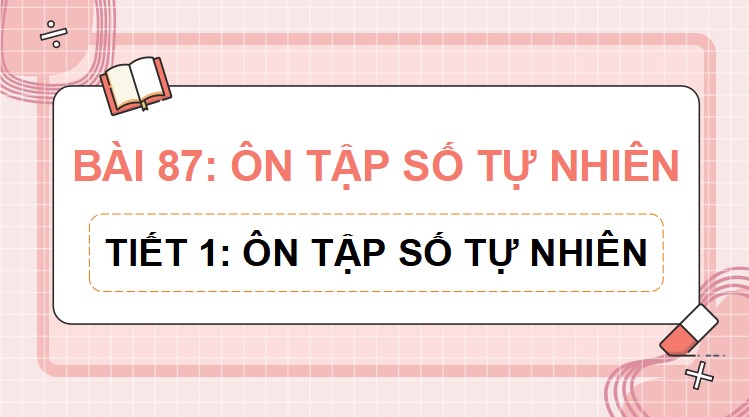 Giáo án điện tử Bài 87 Toán 5 Chân trời sáng tạo